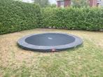 Inground berg trampoline 380 grijs, Kinderen en Baby's, Speelgoed | Buiten | Trampolines, Ophalen, Gebruikt