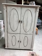 Kast antiek radio tv, met uitschuifbaar blad, Ophalen, Zo goed als nieuw, 25 tot 50 cm, Minder dan 100 cm