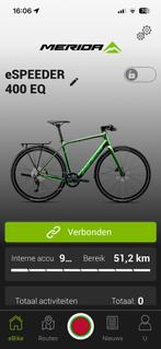 Merida eSpeeder 400 - Gebruikt maat L 10 speed, Fietsen en Brommers, Elektrische fietsen, Zo goed als nieuw, 51 tot 55 cm, 50 km per accu of meer