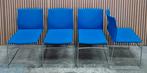 42 x Buisframe stoelen kantine Vergaderstoelen FPcollection, Ophalen of Verzenden, Zo goed als nieuw, Blauw, Vijf, Zes of meer stoelen