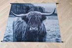 Wanddoek Schotse hooglander, Huis en Inrichting, Woonaccessoires | Wanddecoraties, Ophalen of Verzenden, Zo goed als nieuw