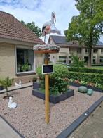 geboorte ooievaar, Ophalen, Nieuw, Geboortebord