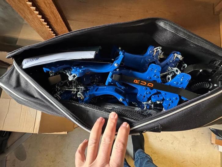 Gloednieuwe sneeuwkettingen - nooit gebruikt!, Auto diversen, Sneeuwkettingen, Nieuw, Ophalen