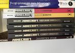 8 boeken MINECRAFT -programmeren met Minecraft + Handboeken, Ophalen of Verzenden, Zo goed als nieuw, Overige onderwerpen