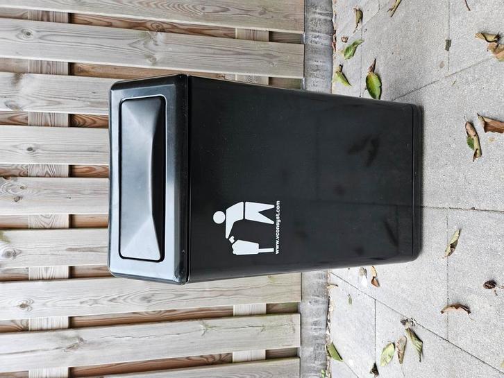 straatmeubilair, Huis en Inrichting, Woonaccessoires | Prullenbakken, Nieuw, Rvs, Minder dan 50 cm, 40 liter of meer, Ophalen