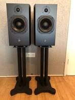 ATC SCM 19 satin Black + B&W Zware gietijzeren stands., Audio, Tv en Foto, Luidsprekers, Overige merken, Front, Rear of Stereo speakers