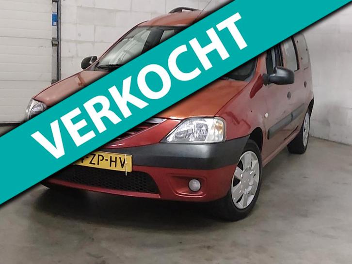 Dacia Logan MCV 1.6-16V Lauréate 7Persoons.2008 Airco NWAPK, Auto's, Dacia, Bedrijf, Logan MCV, ABS, Airbags, Boordcomputer, Centrale vergrendeling