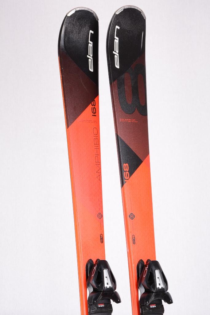 152 ski's ELAN AMPHIBIO 8 PS, Woodcore, DUAL shape, grip wal, Sport en Fitness, Skiën en Langlaufen, Overige merken, 140 tot 160 cm