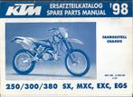 KTM 250 300 380 SX MXC EXC EGS spare parts (4142z), Ophalen of Verzenden, Overige merken