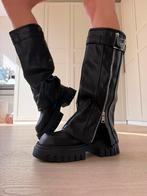 Te koop overlay laarzen /cover laarzen, maat 38, Kleding | Dames, Schoenen, Ophalen of Verzenden, Zo goed als nieuw, Zwart, Hoge laarzen