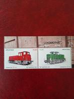 Kroatië: locomotieven.   2022. Paartje., Postzegels en Munten, Postzegels | Thematische zegels, Treinen, Ophalen of Verzenden