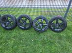 Alutec velgen 5X114.3 met Hankook winterbanden, Ophalen, Gebruikt