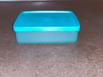 Tupperware diepvries doos plat blauw, Huis en Inrichting, Keuken | Tupperware, Ophalen of Verzenden, Gebruikt, Blauw, Schaal