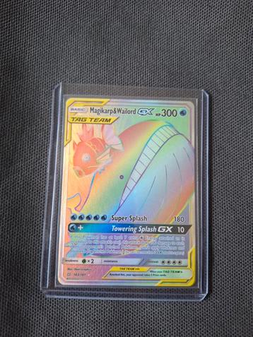 Magikarp & Wailord GX Rainbow 183/181 - Zeldzaam! beschikbaar voor biedingen