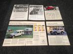 5x Reclame (A4) Mercedes- Benz G-Klasse (1988), Verzamelen, Verzenden, Auto's