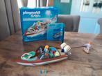 Playmobil speedboot, Ophalen of Verzenden, Zo goed als nieuw