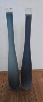 2 blauwe vazen, Ophalen, Gebruikt