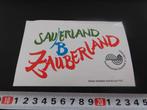 sticker sauerland zauberland sauberland duitsland *, Verzamelen, Ophalen, Zo goed als nieuw, Bedrijf of Vereniging