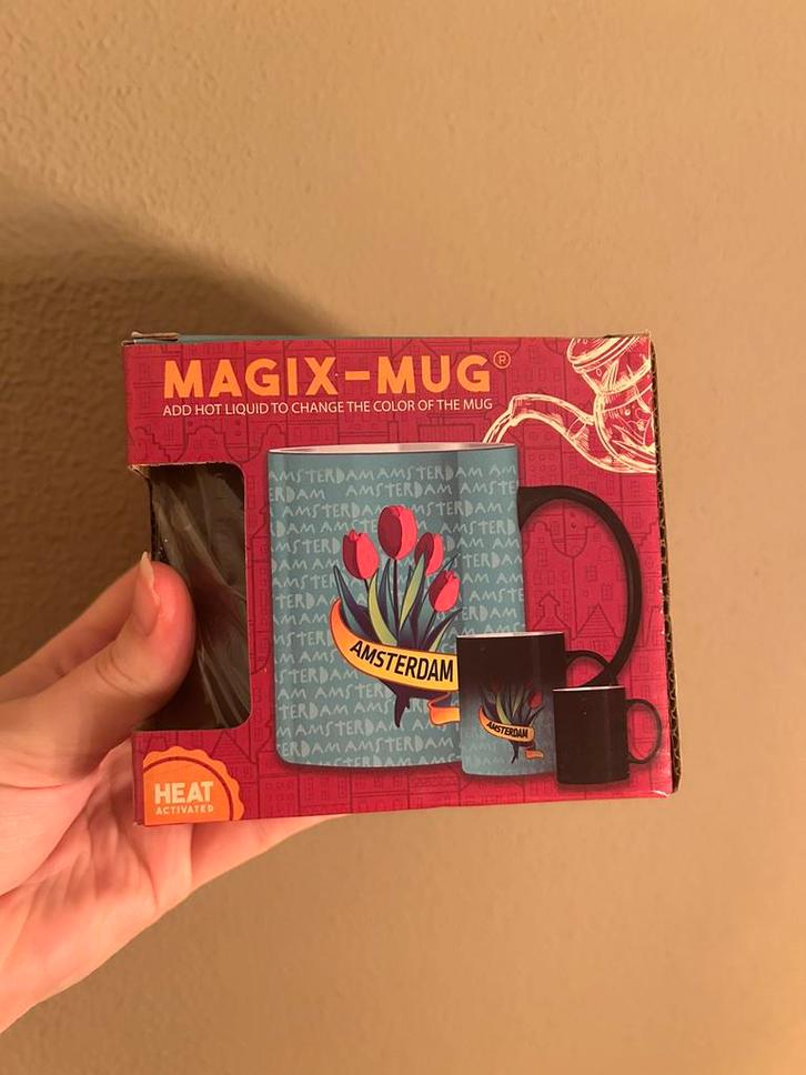 NIEUW Magix-Mug Amsterdam tulpen mok, Huis en Inrichting, Keuken | Servies, Nieuw, Kop(pen) en/of Schotel(s), Overige stijlen