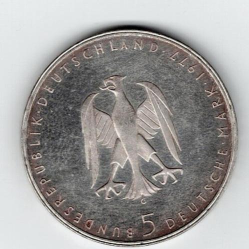 24-616 Duitsland 5 mark 1977G, Postzegels en Munten, Munten | Europa | Niet-Euromunten, Losse munt, Duitsland, Zilver, Verzenden