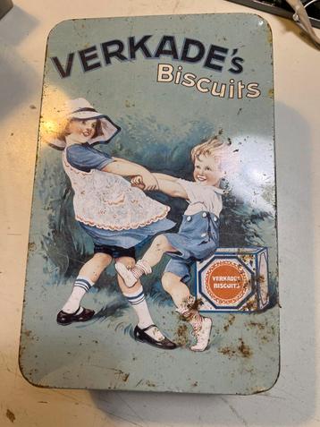 Vintage Verkade Koektrommel beschikbaar voor biedingen