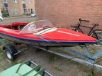 Boot trailer met speedboodje., Watersport en Boten, Ophalen, Gebruikt, Minder dan 70 pk, 3 tot 6 meter