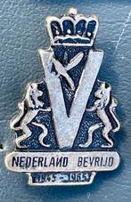 Nederland Bevrijd 1945-1965 Speldje, Verzamelen, Speldjes, Pins en Buttons, Ophalen of Verzenden, Gebruikt, Stad of Land, Speldje of Pin