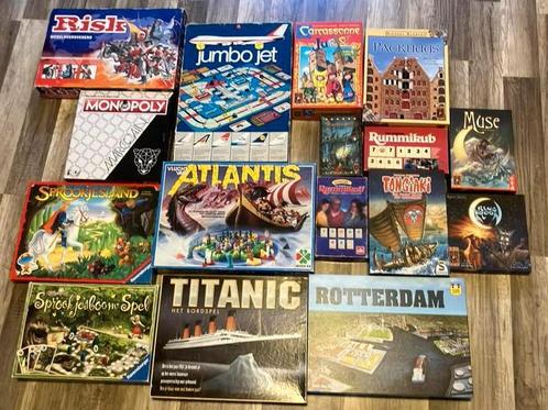 Uitverkoop bordspellen: uitzoeken: € 5 per stuk, Hobby en Vrije tijd, Gezelschapsspellen | Bordspellen, Zo goed als nieuw, Ophalen of Verzenden