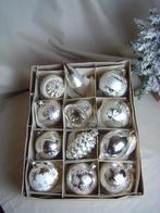 Oude zilveren kerstballen groot vintage, Ophalen of Verzenden, Gebruikt