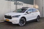 Skoda Enyaq iV 80 First Edition High -PANO-LEER-LED-TREKHAAK, Auto's, Skoda, Automaat, 390 km, Gebruikt, Wit