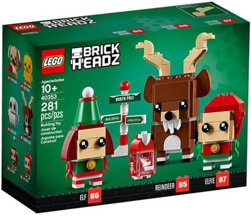 40353 LEGO BrickHeadz: Rendier, Elf en Elfie -Nieuw in doos, Kinderen en Baby's, Speelgoed | Duplo en Lego, Nieuw, Lego, Complete set