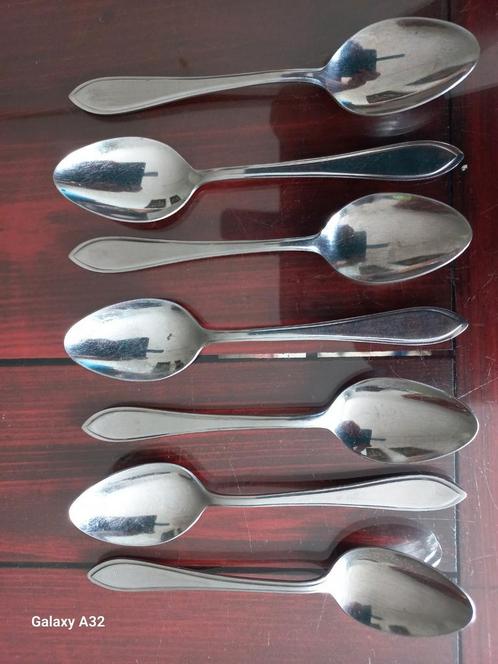 set theelepels dessertlepels van Solinox, 14,7 cm lang, Huis en Inrichting, Keuken | Bestek, Zo goed als nieuw, Los bestek, Rvs of Chroom