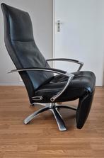 Jori Brainbuilder Mono- move Design Relaxfauteuil Zwart leer, Rolf benz leolux label, 75 tot 100 cm, Ophalen of Verzenden, Zo goed als nieuw