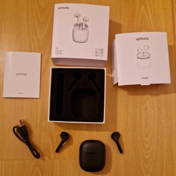 Yobola T9 earbuds | IPX5 waterdichte | zwart | NIEUW in doos beschikbaar voor biedingen