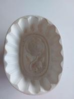 Antieke keramiek puddingvorm met roos, Ophalen of Verzenden