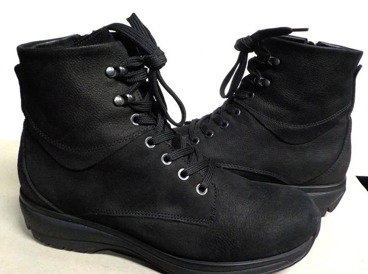 Zwarte Xsensible veterboot maat 39 G, Kleding | Dames, Schoenen, Zo goed als nieuw, Lage of Enkellaarzen, Zwart, Ophalen of Verzenden