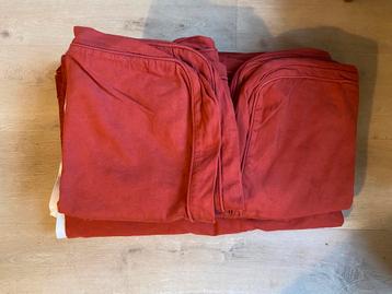 IKEA rode hoes  voor driezits Ektorp bank - afbeelding 3