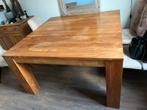 Teak houten vierkante eetkamer tafel 140x140, Huis en Inrichting, Tafels | Eettafels, Ophalen, Gebruikt, 100 tot 150 cm, Vier personen