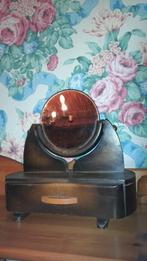 MINIATUUR TOILETMEUBEL, SPIEGEL, houten KASTJE, Ophalen of Verzenden