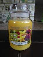 YANKEE CANDLE geurkaars "TROPICAL STARFRUIT" Large Jar, Overige materialen, Overige kleuren, Nieuw, Ophalen of Verzenden