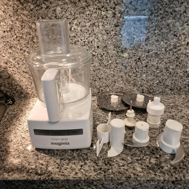 Magimix 3200 XL Foodprocessor, Witgoed en Apparatuur, Keukenmixers, Zo goed als nieuw, 2 tot 3 liter, 3 snelheden of meer, Vaatwasserbestendig