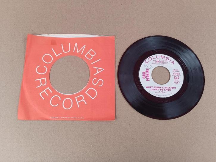 Single: Carl Perkins - What Every Little Boy Ought To/USA, Cd's en Dvd's, Vinyl Singles, Gebruikt, Pop, 7 inch, Verzenden