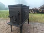 Grote Godin houtkachel, Huis en Inrichting, Kachels, Ophalen, Gebruikt, Houtkachel, Vrijstaand