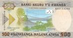 Rwanda 500 Francs 2019 Unc, Banknote24, Los biljet, Ophalen of Verzenden, Overige landen