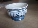 Grote bloempot, handpainted, Delft, Holland., Rond, Ophalen of Verzenden, Zo goed als nieuw, Aardewerk