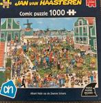 JvH puzzel Albert Heijn op De Zaanse schans, Hobby en Vrije tijd, Ophalen of Verzenden, 500 t/m 1500 stukjes, Zo goed als nieuw