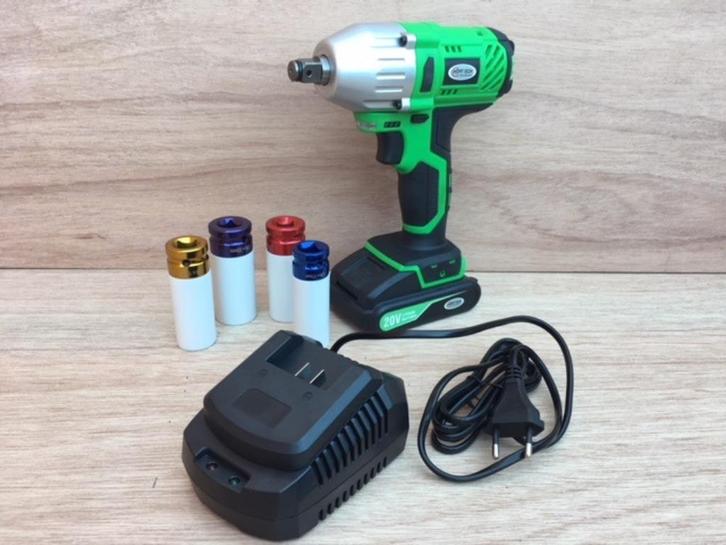 Slagmoersleutel 20 volt 1/2" Li-ion., Auto diversen, Autogereedschap, Nieuw, Ophalen of Verzenden