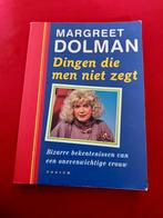 GESIGNEERD Dingen die men niet zegt. Margreet Dolman., Boeken, Humor, Gelezen, Ophalen of Verzenden