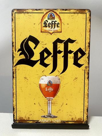 Leffe bier metalen reclamebord (Old Look) beschikbaar voor biedingen