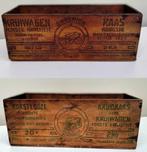 2x Antieke Frico Kruiwagen Kruidkaas Kaas Kist - 1 Koop, Ophalen of Verzenden